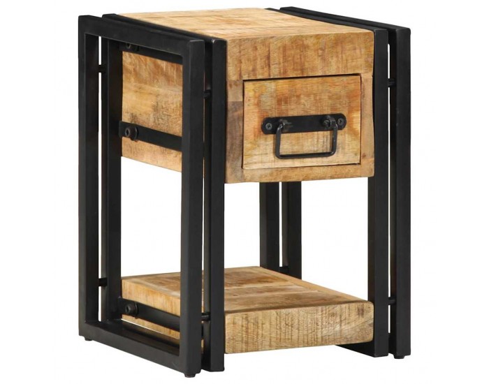 Sonata H Нощен шкаф 2 pcs Кафяво 30 x 30 x 40 cm мангово дърво масив