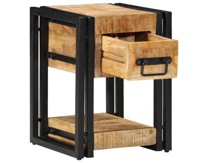 Sonata H Нощен шкаф 2 pcs Кафяво 30 x 30 x 40 cm мангово дърво масив