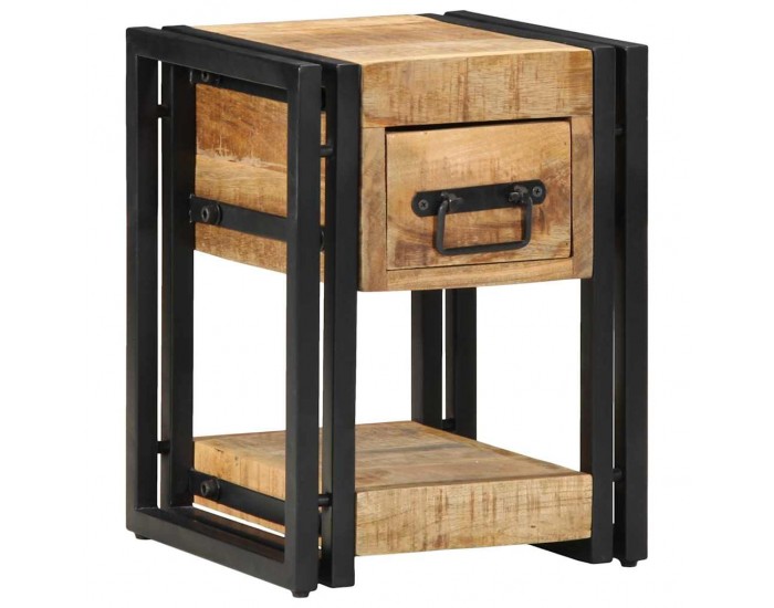 Sonata H Нощен шкаф 2 pcs Кафяво 30 x 30 x 40 cm мангово дърво масив