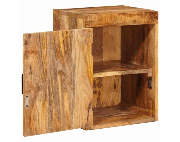 Sonata H Нощно шкафче Кафяво 35 x 33 x 48 см Солидно мангово дърво