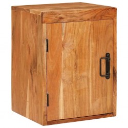 Sonata H Нощно шкафче Кафяво 35 x 33 x 48 см Солидно дърво акация - Нощни шкафчета