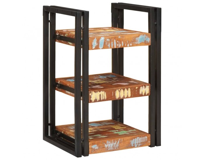 Sonata H Нощно шкафче Кафяв и черен Кабина дърво от повторна употреба