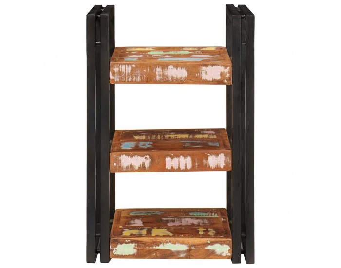 Sonata H Нощно шкафче Кафяв и черен Кабина дърво от повторна употреба