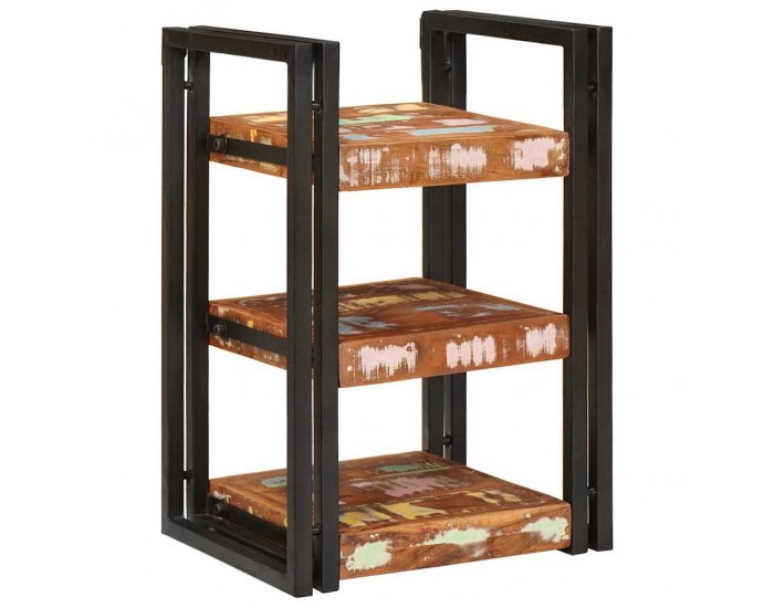 Sonata H Нощно шкафче Кафяв и черен Кабина дърво от повторна употреба