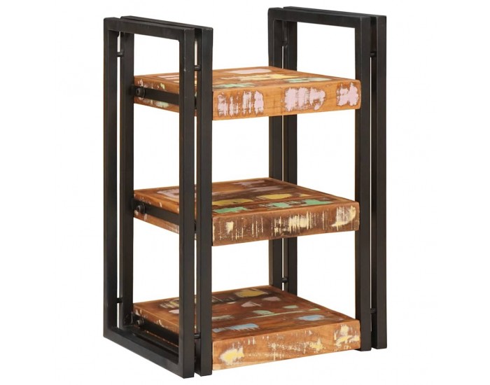 Sonata H Нощно шкафче Кафяв и черен Кабина дърво от повторна употреба