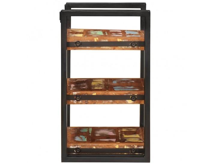 Sonata H Нощно шкафче Кафяв и черен Кабина дърво от повторна употреба