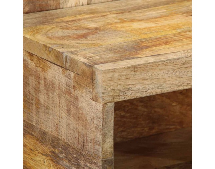 Sonata H Нощно шкафче 50x27x50 cm Масивна груба дървесина Манго