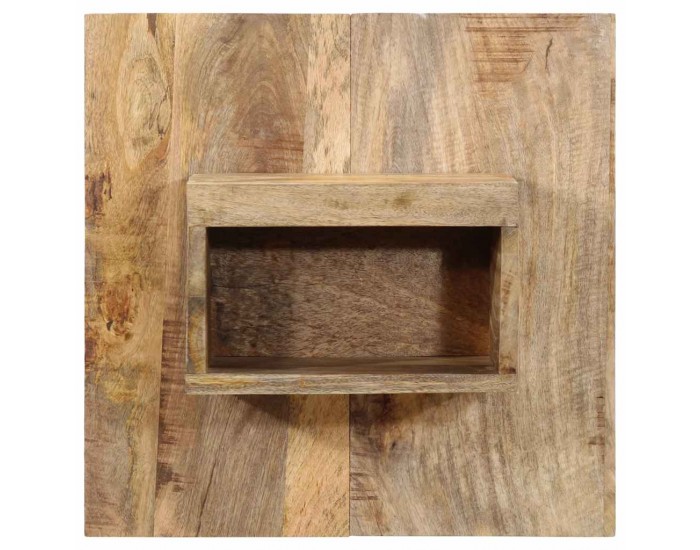 Sonata H Нощно шкафче 50x27x50 cm Масивна груба дървесина Манго