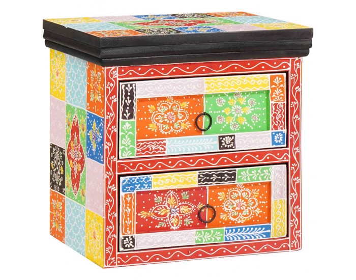 Sonata H Нощен шкаф с чекмедже 2 pcs Многоцветен 40 x 30 x 40 см