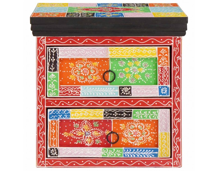 Sonata H Нощен шкаф с чекмедже 2 pcs Многоцветен 40 x 30 x 40 см