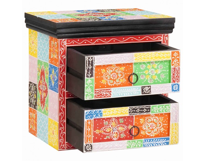 Sonata H Нощен шкаф с чекмедже 2 pcs Многоцветен 40 x 30 x 40 см