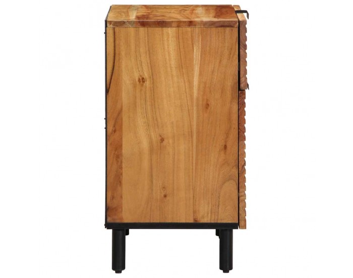 Sonata H Нощен шкаф Кафяво 50 x 33 x 60 см Акациево дърво масив