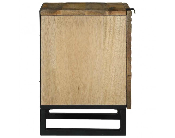 Sonata H Нощен шкаф 2 pcs Кафяво 40 x 33 x 46 см мангово дърво масив