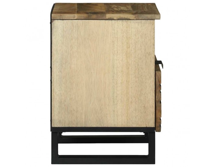 Sonata H Нощен шкаф Кафяво 40 x 33 x 46 см мангово дърво масив