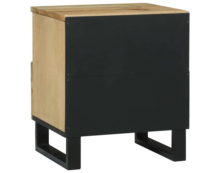 Sonata H Нощен шкаф Кафяво 40 x 33 x 46 см мангово дърво масив