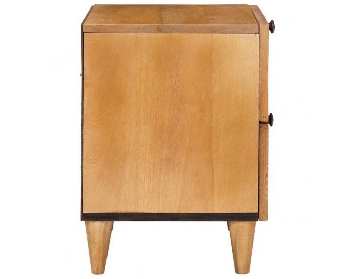 Sonata H Нощно шкафче Светлокафяво 40 x 33 x 46 см мангово дърво масив