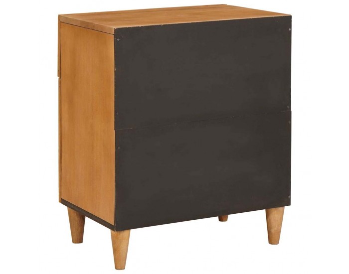 Sonata H Нощно шкафче Светлокафяво 50 x 33 x 60 см мангово дърво масив