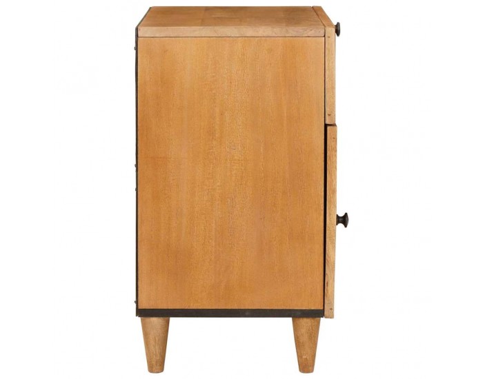 Sonata H Нощно шкафче Светлокафяво 50 x 33 x 60 см мангово дърво масив