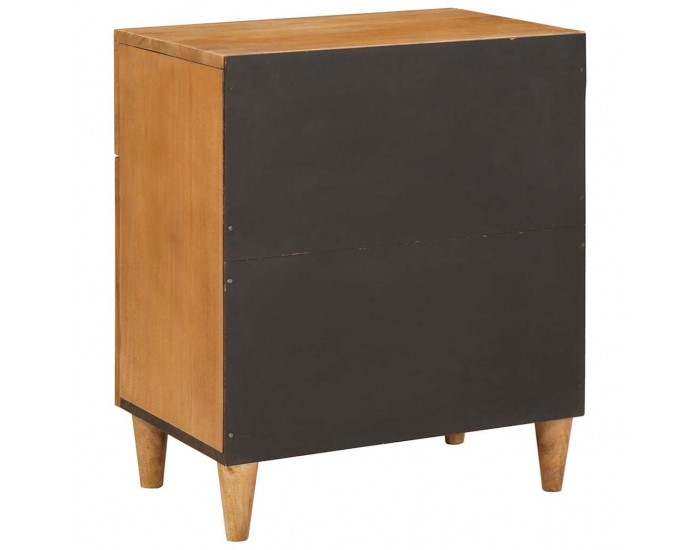 Sonata H Нощно шкафче Светлокафяво 50 x 33 x 60 см мангово дърво масив