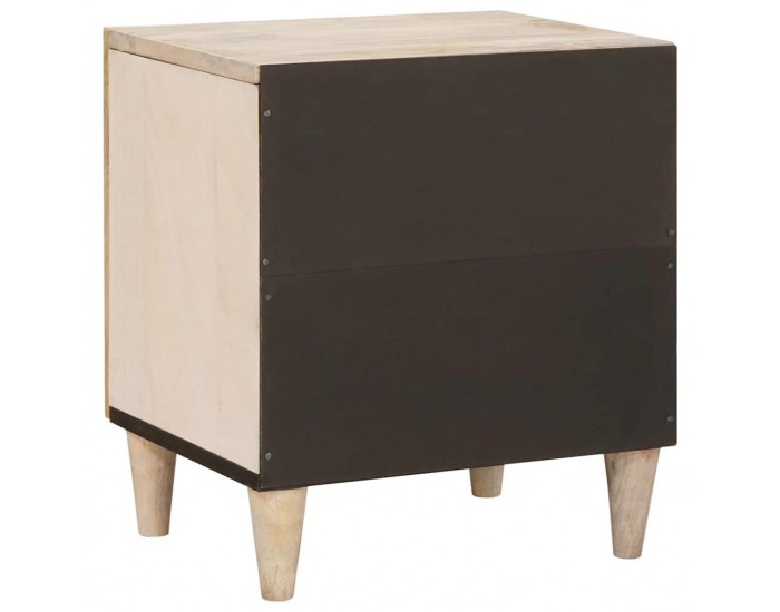 Sonata H Нощно шкафче Бежово 40 x 33 x 46 см мангово дърво масив