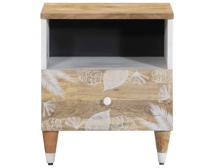 Sonata H Нощни шкафчета, 2 бр, 40x33x46 см, манго масив