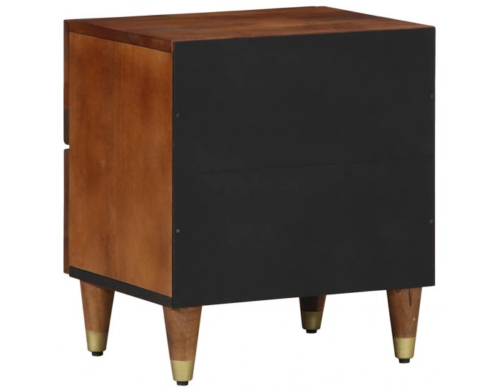 Sonata H Нощен шкаф Меденокафяво 40 x 33 x 46 см мангово дърво масив