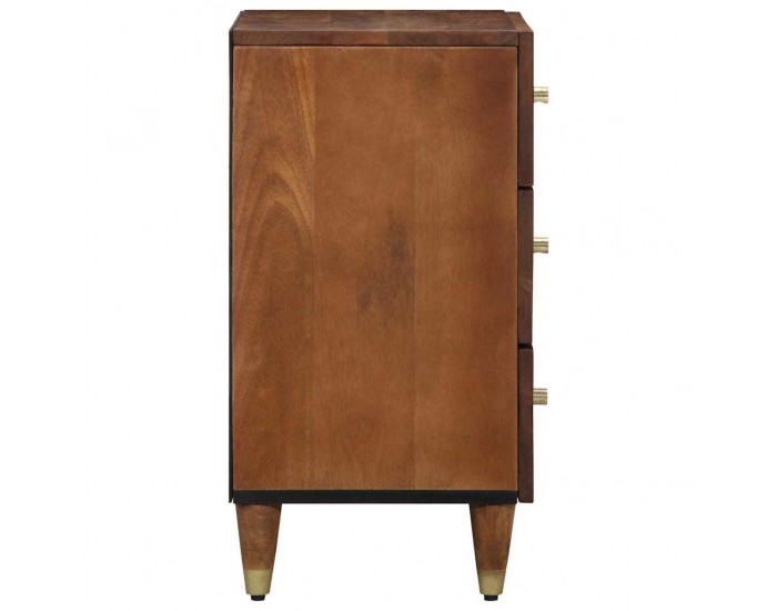 Sonata H Нощен шкаф Меденокафяво 50 x 33 x 62 см мангово дърво масив