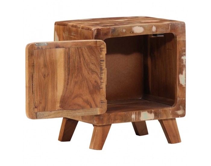 Sonata H Нощно шкафче 40x32x46 cm Масивна дървесина Възстановена