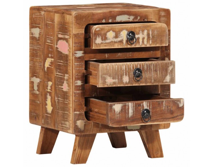 Sonata H Нощно шкафче 37x32x50 cm Масивна дървесина Възстановена