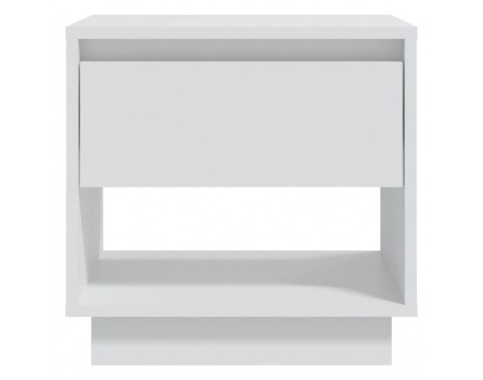 Sonata H Нощно шкафче, бяло, 45x34x44 см, инженерно дърво