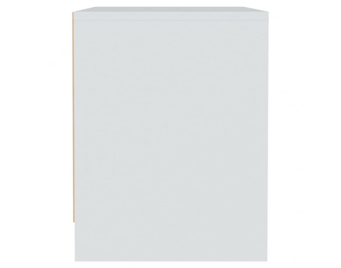 Sonata H Нощно шкафче, бяло, 45x34x44,5 см, инженерно дърво