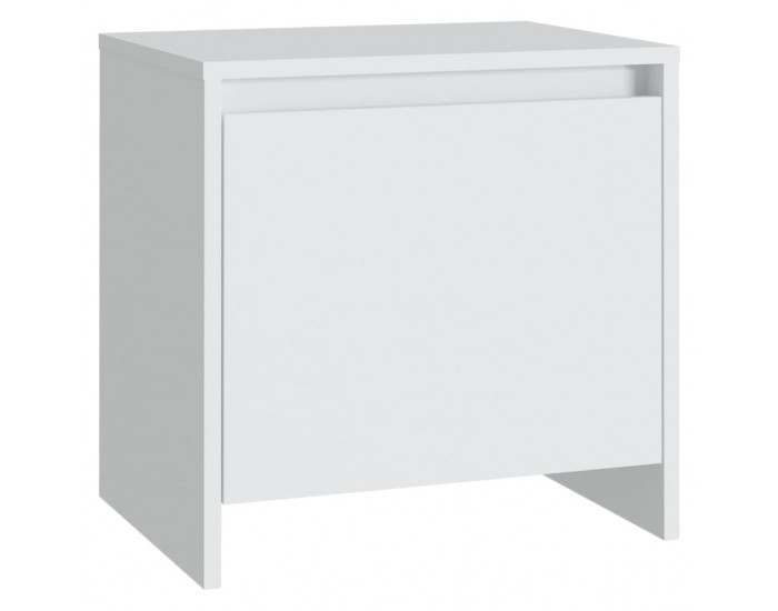 Sonata H Нощно шкафче, бяло, 45x34x44,5 см, инженерно дърво