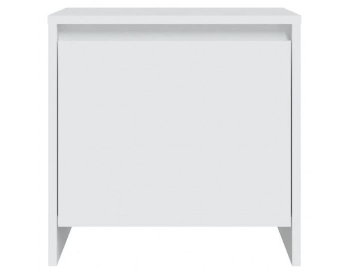 Sonata H Нощно шкафче, бяло, 45x34x44,5 см, инженерно дърво