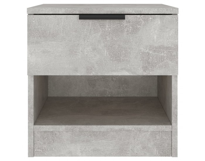 Sonata H Нощни шкафчета, 2 бр, бетонно сиво, инженерна дървесина