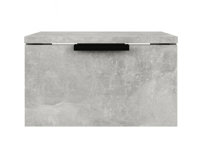 Sonata H Нощни шкафчета за стенен монтаж 2 бр бетонно сиви 34x30x20 см