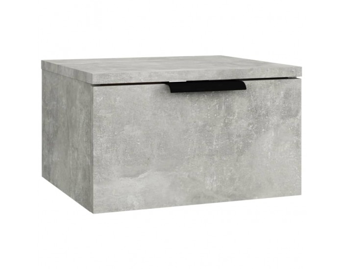 Sonata H Нощни шкафчета за стенен монтаж 2 бр бетонно сиви 34x30x20 см