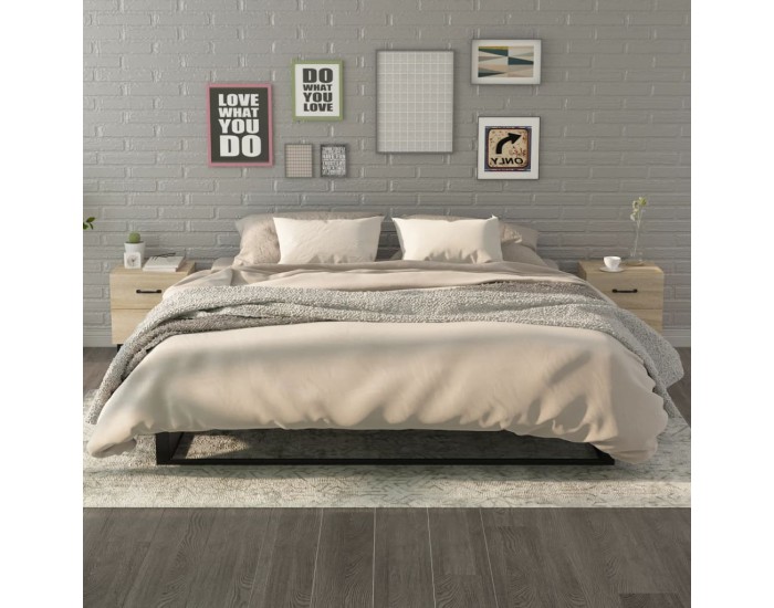 Sonata H Нощни шкафчета, 2 бр, сонома дъб, 40x35x47,5 см