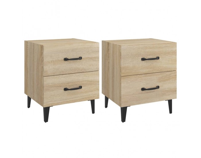 Sonata H Нощни шкафчета, 2 бр, сонома дъб, 40x35x47,5 см