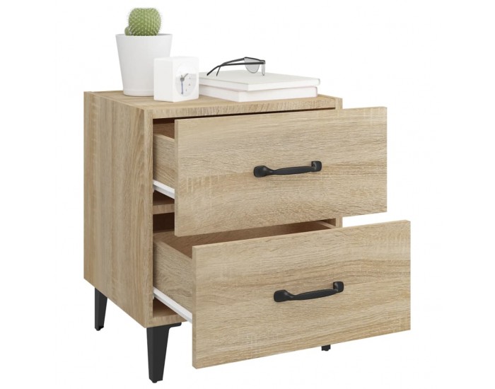 Sonata H Нощни шкафчета, 2 бр, сонома дъб, 40x35x47,5 см