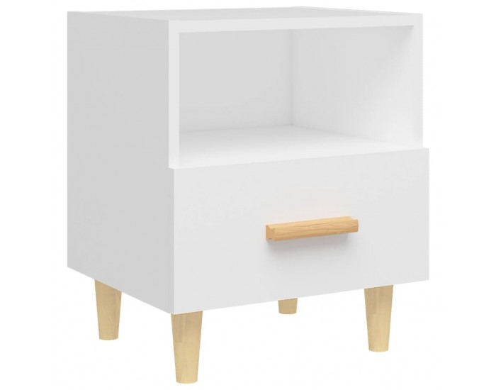 Sonata H Нощно шкафче, бяло, 40x35x47 см