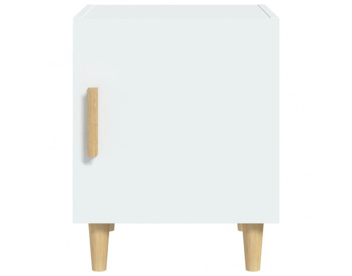 Sonata H Нощно шкафче, бяло, инженерно дърво