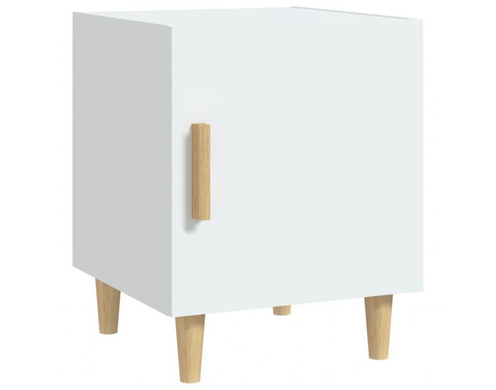 Sonata H Нощно шкафче, бяло, инженерно дърво