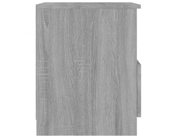 Sonata H Нощно шкафче, сив сонома, 40x40x50 см, инженерно дърво