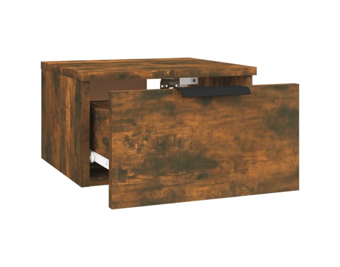 Sonata H Нощно шкафче за стенен монтаж, опушен дъб, 34x30x20 см