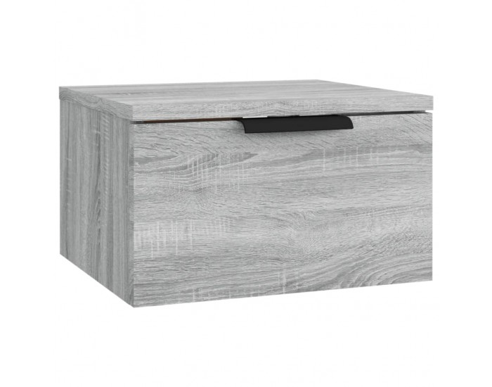 Sonata H Нощни шкафчета за стенен монтаж, 2 бр, сив сонома, 34x30x20 см