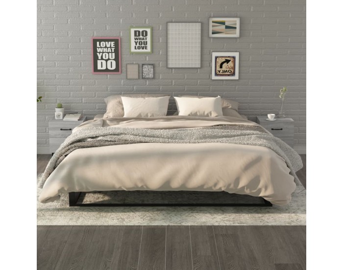 Sonata H Нощни шкафчета, 2 бр, сив сонома, 40x35x47,5 см