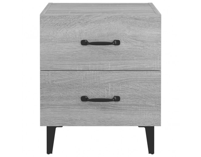 Sonata H Нощни шкафчета, 2 бр, сив сонома, 40x35x47,5 см