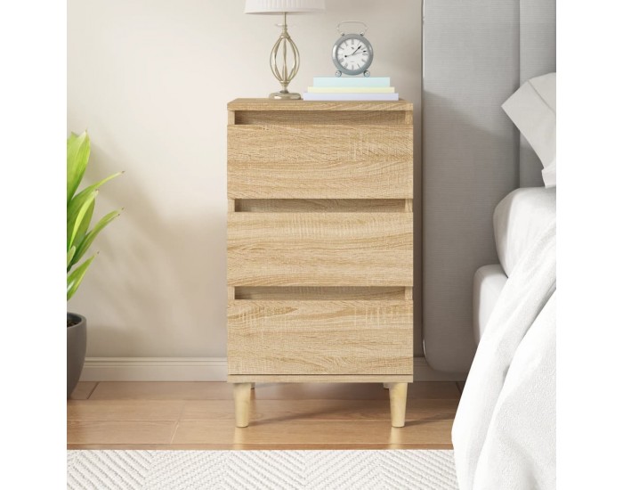 Sonata H Нощно шкафче, дъб сонома, 40x35x70 см, инженерно дърво