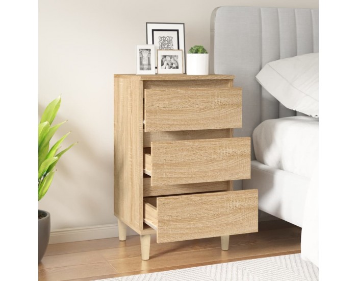 Sonata H Нощно шкафче, дъб сонома, 40x35x70 см, инженерно дърво
