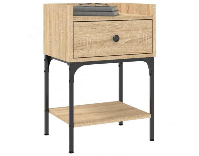 Sonata H Нощни масички, 2 бр, сонома дъб, 40,5x31x60 см, инженерно дърво